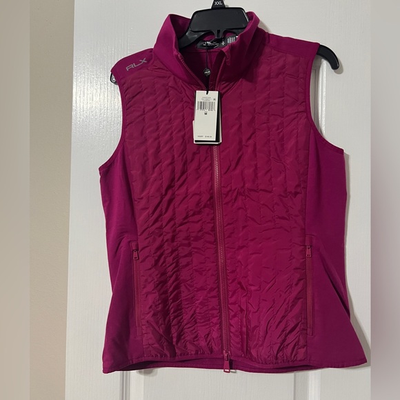 Ralph Lauren Fuchsia Quilted Vest - Picture 3 of 8